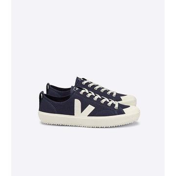 Men's Veja NOVA CANVAS Shoes Blue | SG 247MQZ